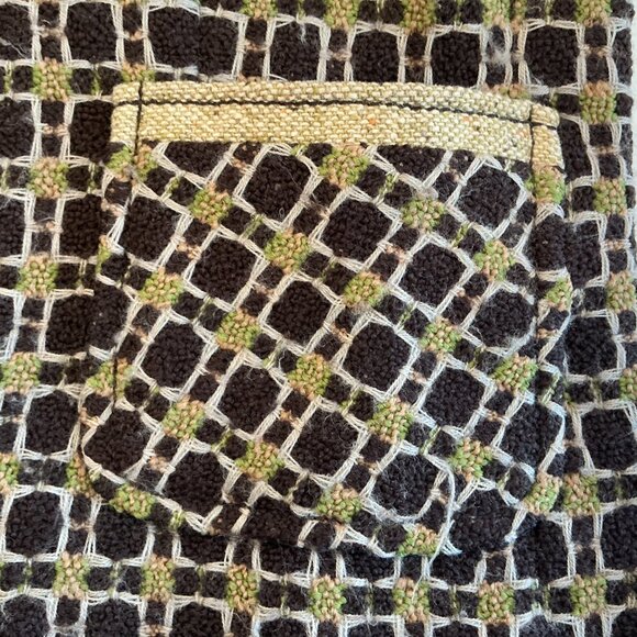 Mr $ Mrs Macleod,  Vintage Wool Blazer, Size Medium, with Suede Buttons - Picture 4 of 6